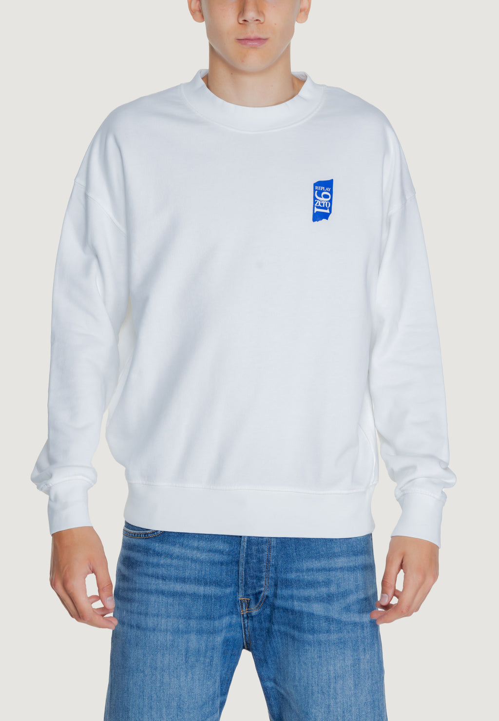 Felpa senza cappuccio Replay COTTON FLEECE