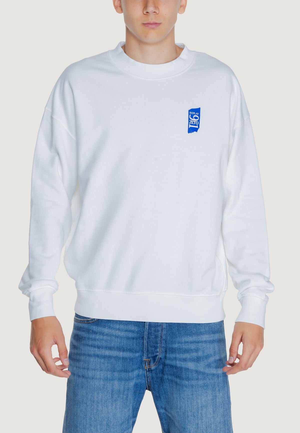 Felpa senza cappuccio Replay COTTON FLEECE