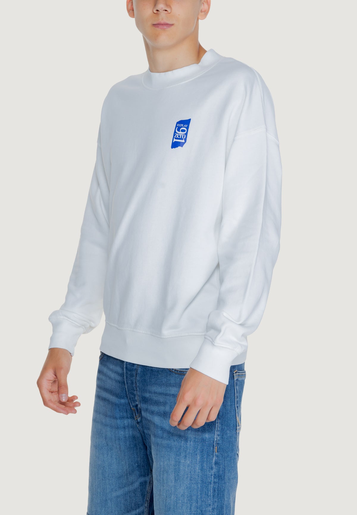 Felpa senza cappuccio Replay COTTON FLEECE