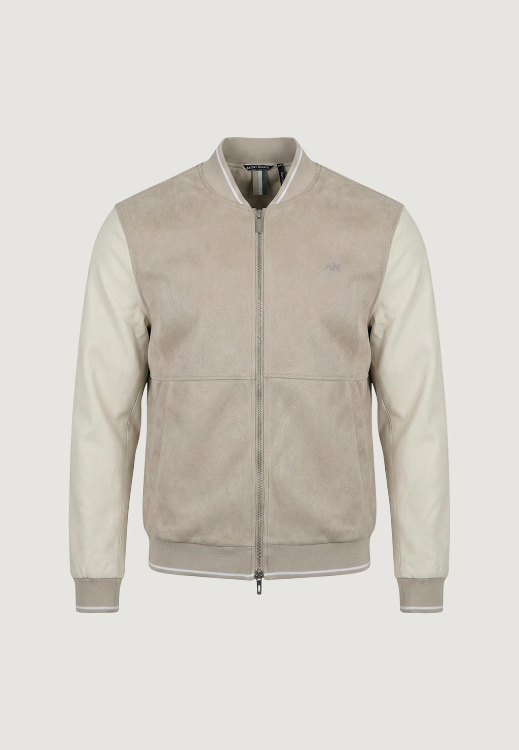 Jackets Antony Morato REGULAR FIT WITH SLEEVES IN FAUX LEATHER AND PRINT