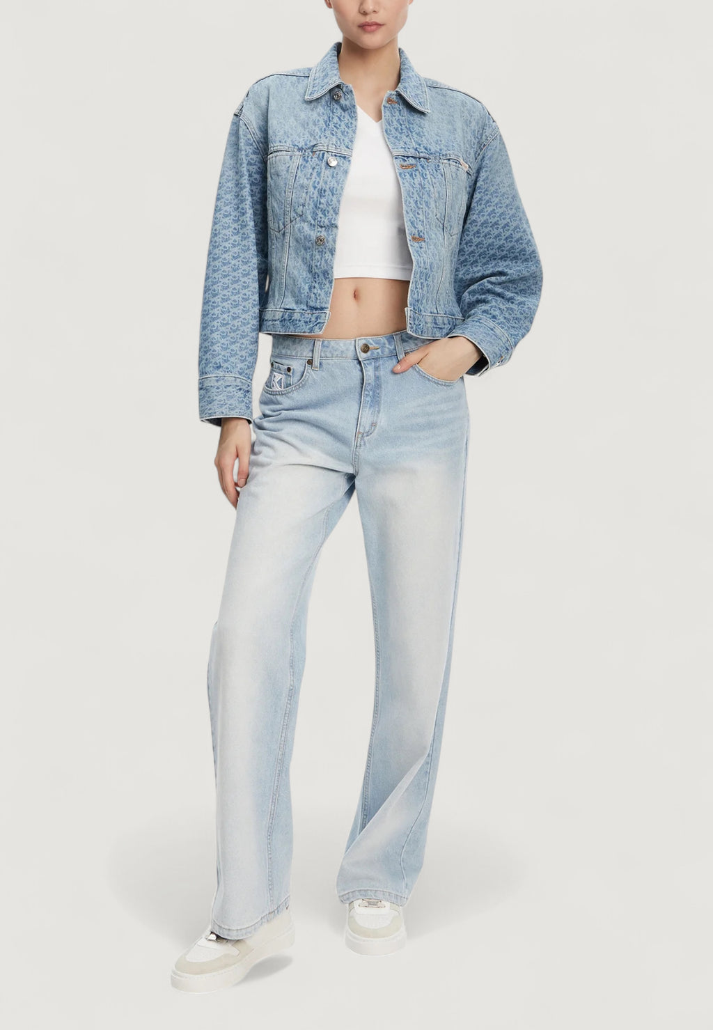Giacchetto Calvin Klein Jeans CINCHED TRUCKER CK L