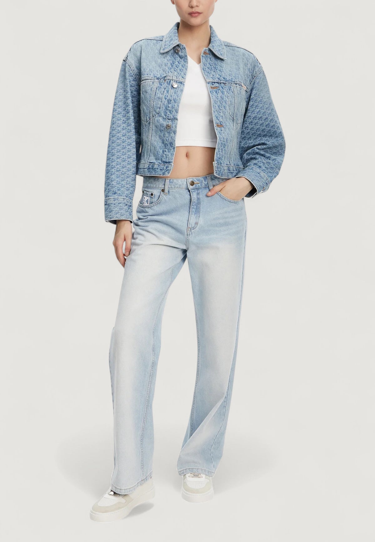 Giacchetto Calvin Klein Jeans CINCHED TRUCKER CK L