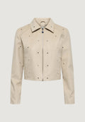 Giacchetto Jacqueline de Yong Jdyrowan Faux Suede Stud Jacket Otw Sgo