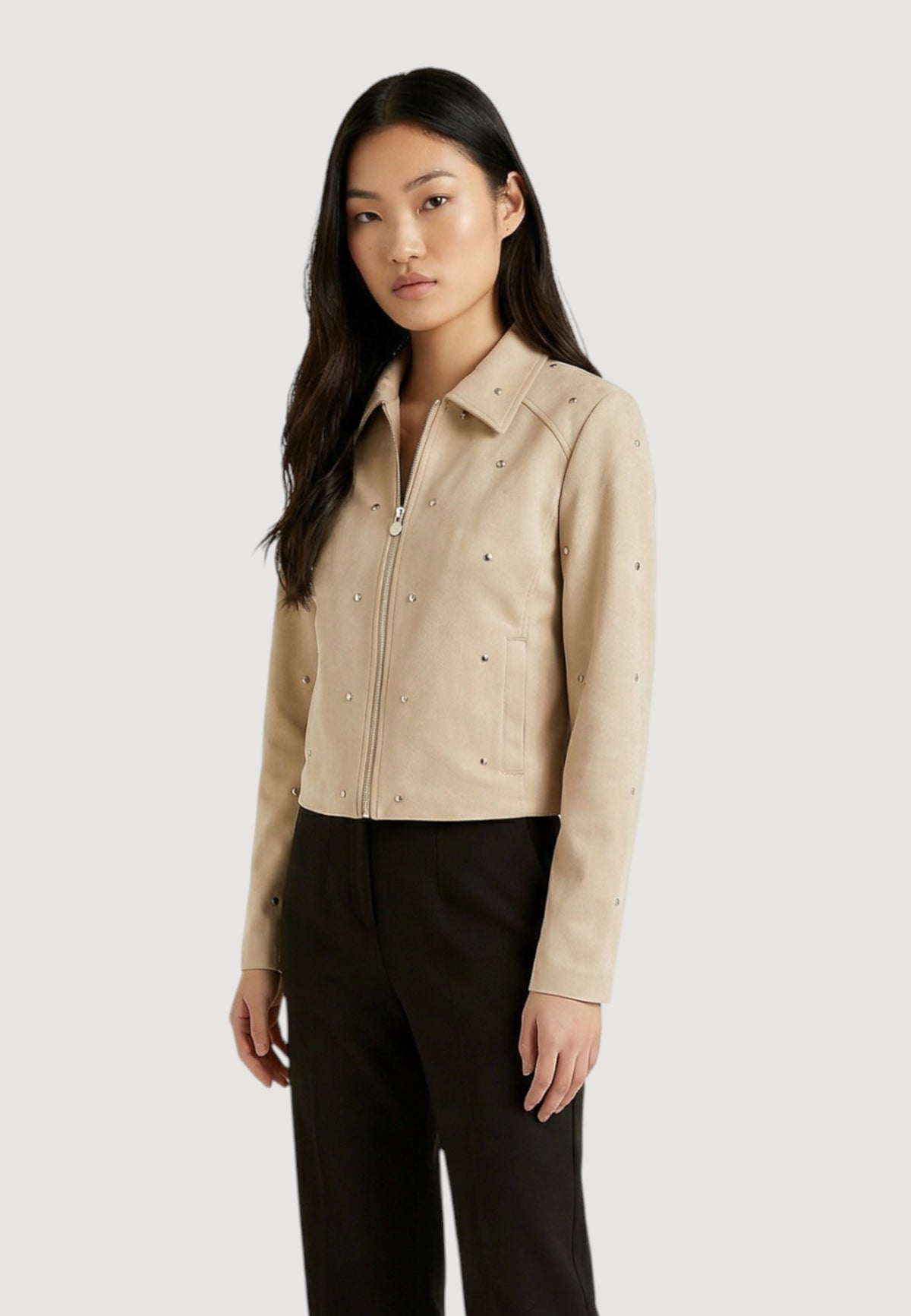 Giacchetto Jacqueline de Yong Jdyrowan Faux Suede Stud Jacket Otw Sgo