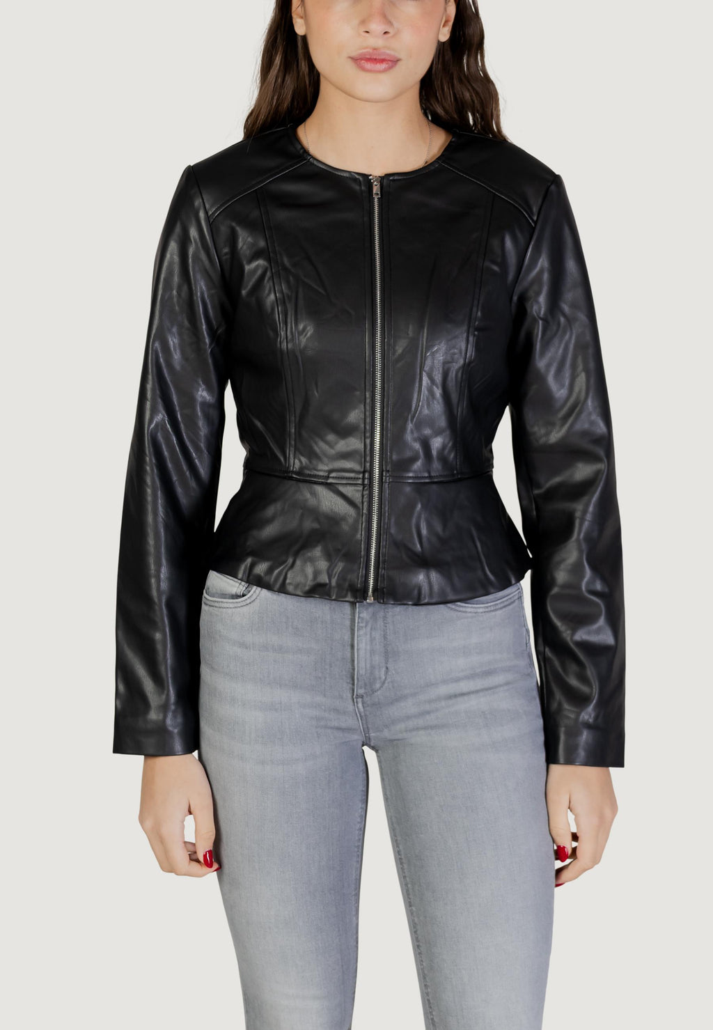 Giacchetto Jacqueline de Yong Jdymisty Faux Leather Jacket Otw Sie