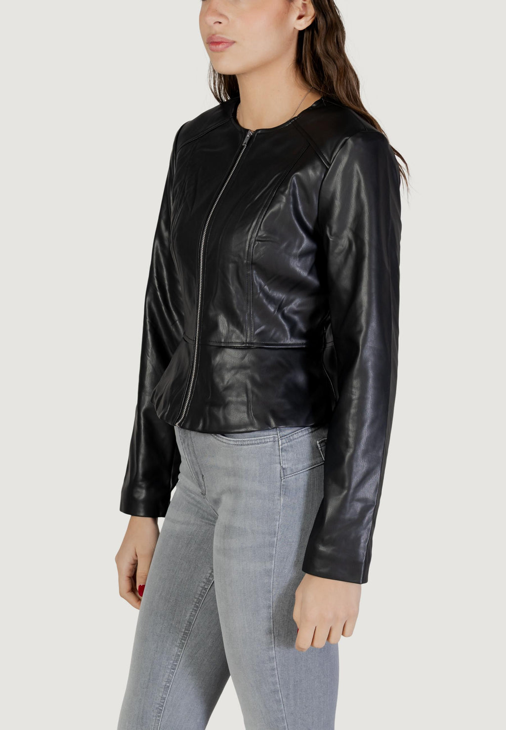 Giacchetto Jacqueline de Yong Jdymisty Faux Leather Jacket Otw Sie