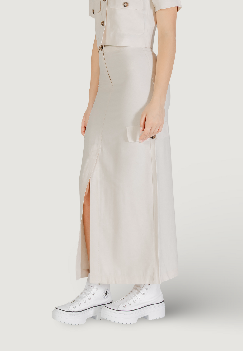 Gonna lunga Jacqueline de Yong Jdyluna Maxi Hw Skirt Tlr