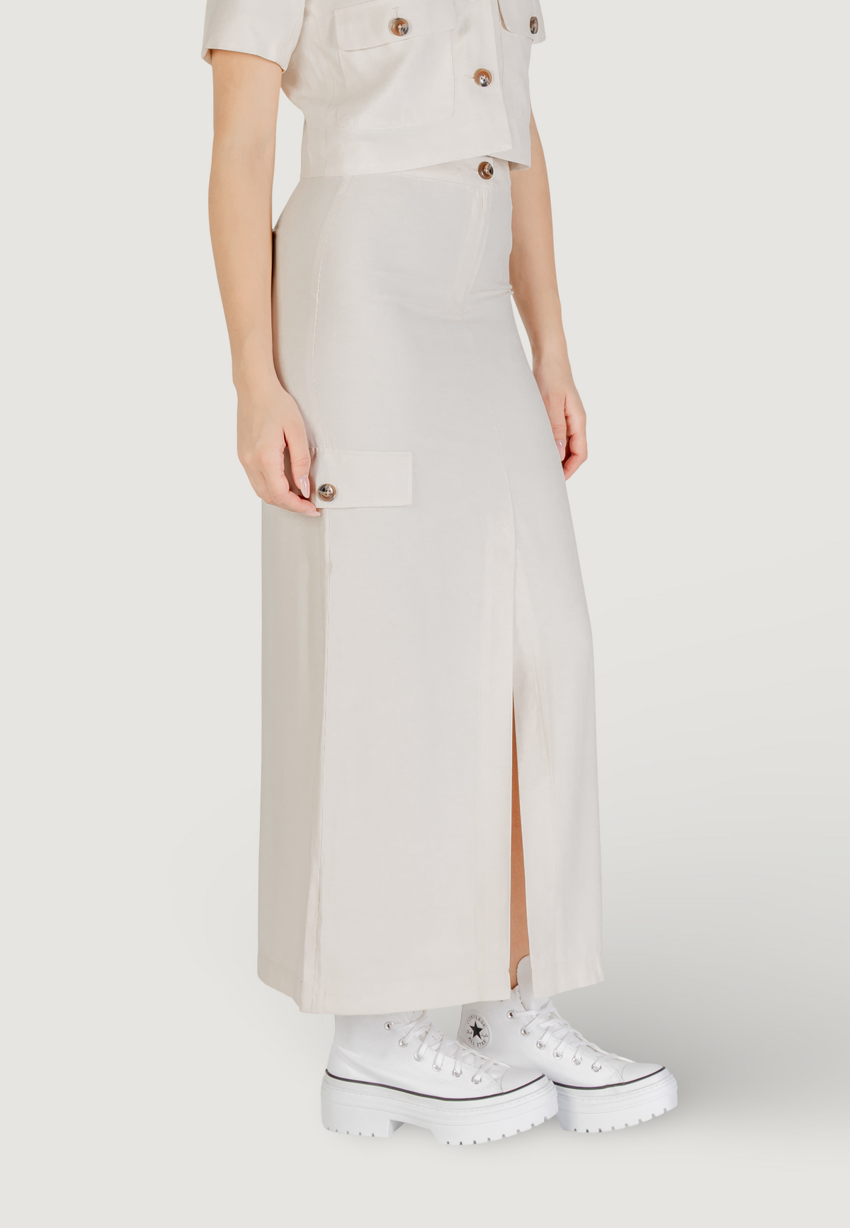 Gonna lunga Jacqueline de Yong Jdyluna Maxi Hw Skirt Tlr