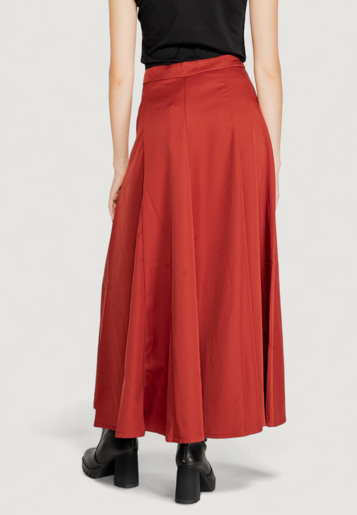 Gonna lunga Vero Moda VMTARA HW ANCLE SKIRT BOO