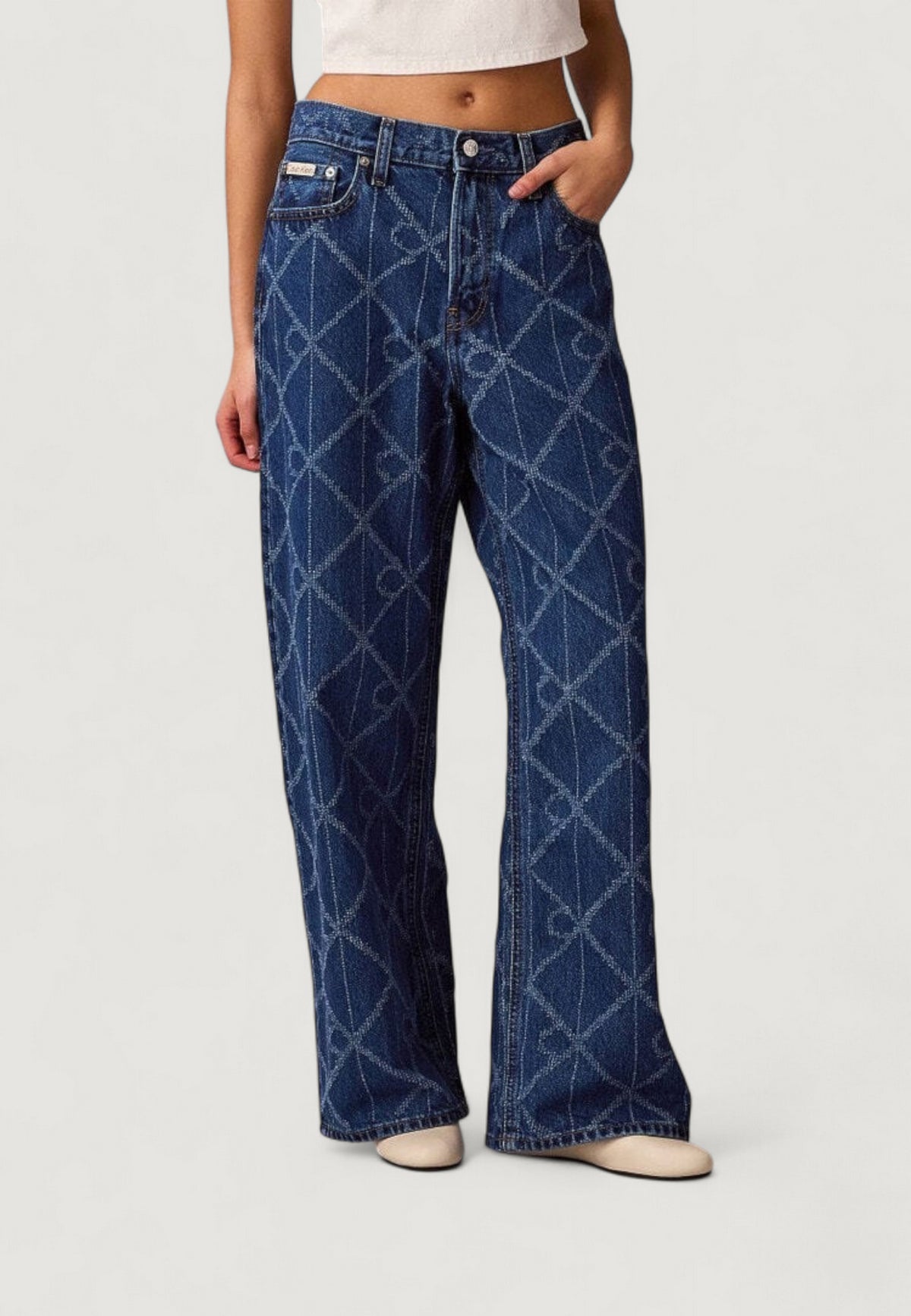 Jeans baggy Calvin Klein Jeans LOW RISE BAGGY CK AT