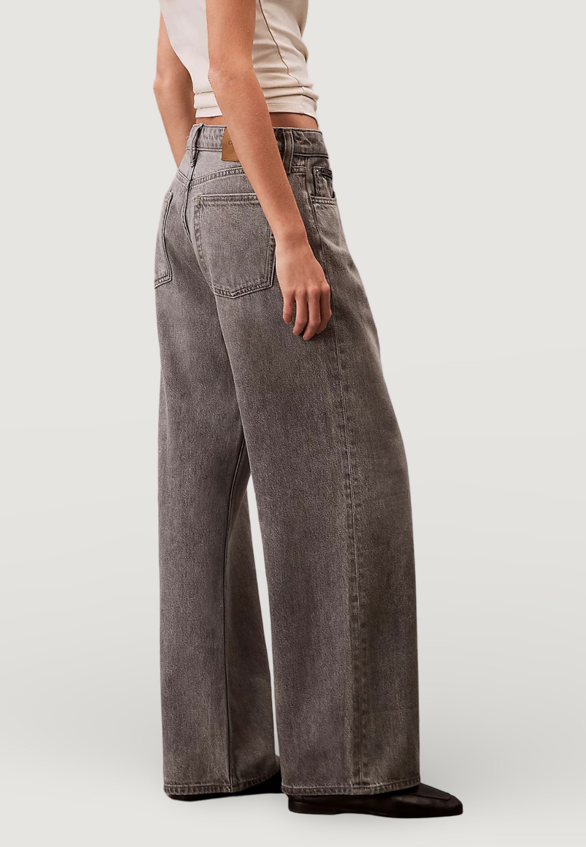Jeans baggy Calvin Klein Jeans LOW RISE BAGGY GREY