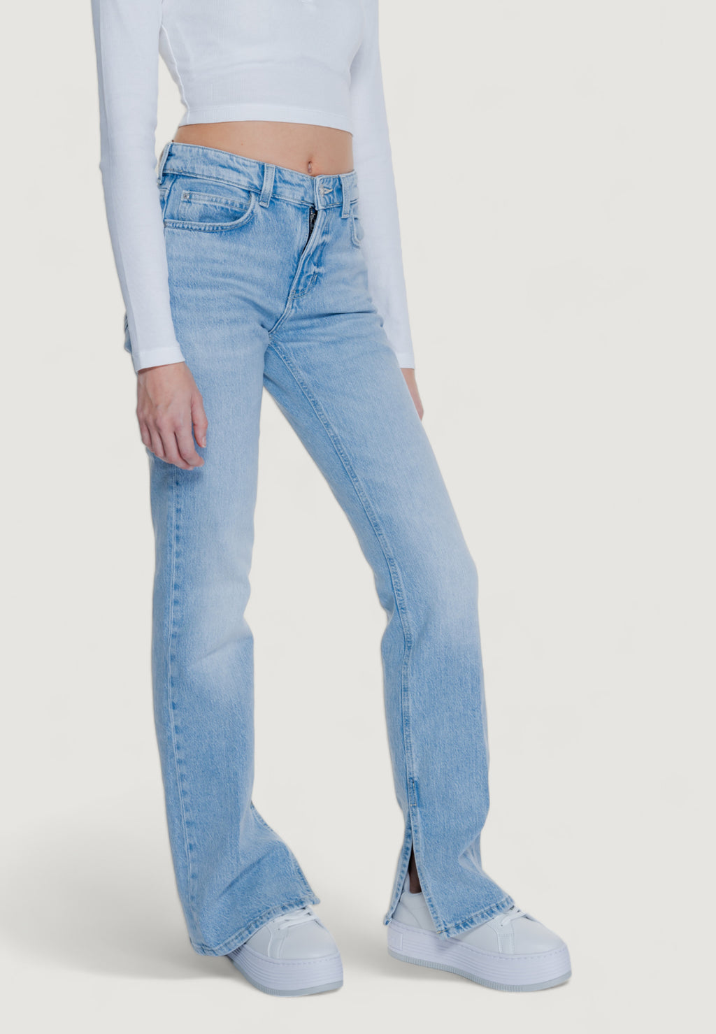Jeans mom Guess PAULETTE FLARE SPLIT