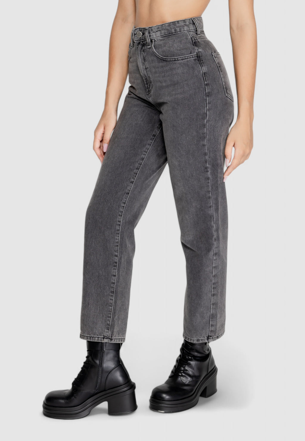 Jeans mom Only Onlrobyn Mw Str Lo Ak Cro132 Noos