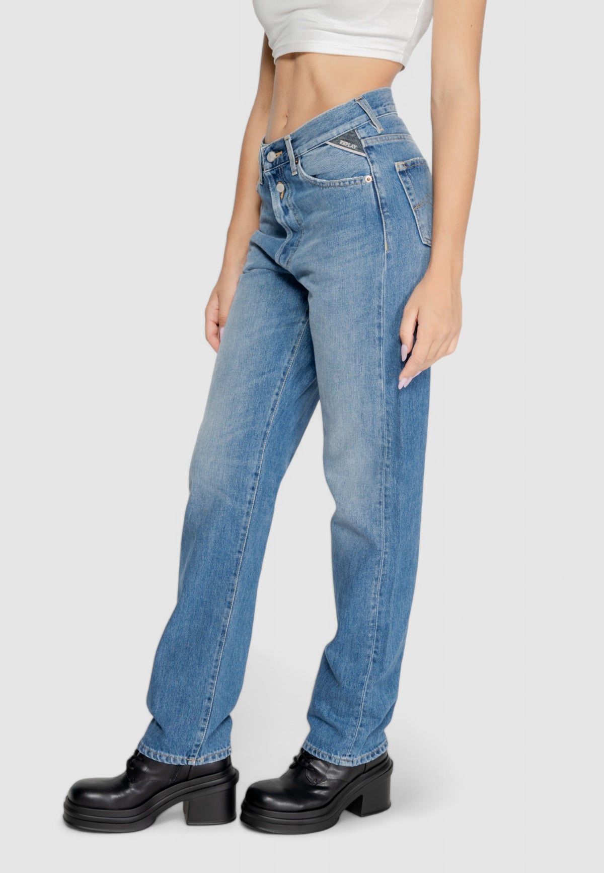 Jeans mom Replay 12 OZ