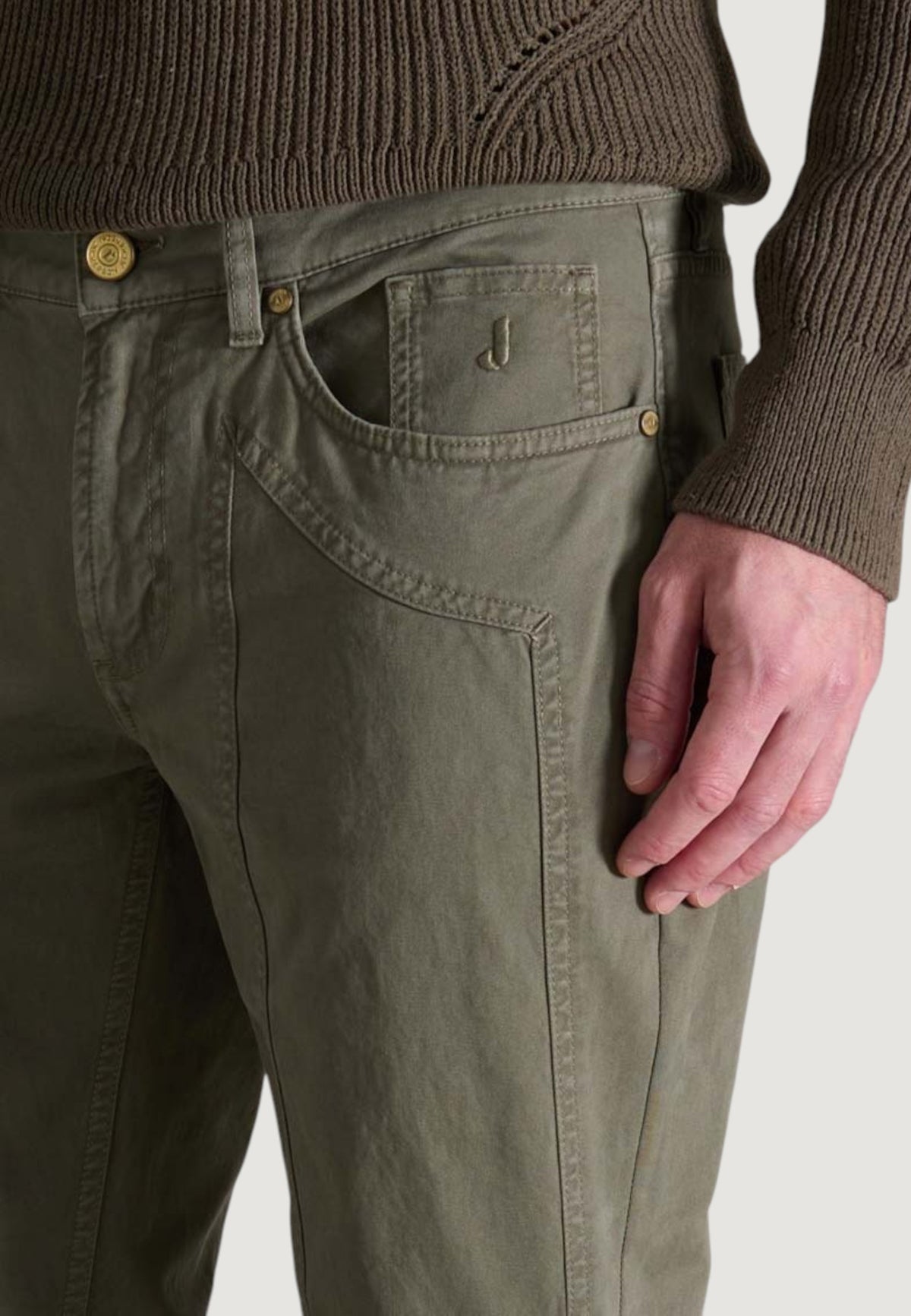 Pantaloni slim Jeckerson JOHN 5 TASCHE TOPPA