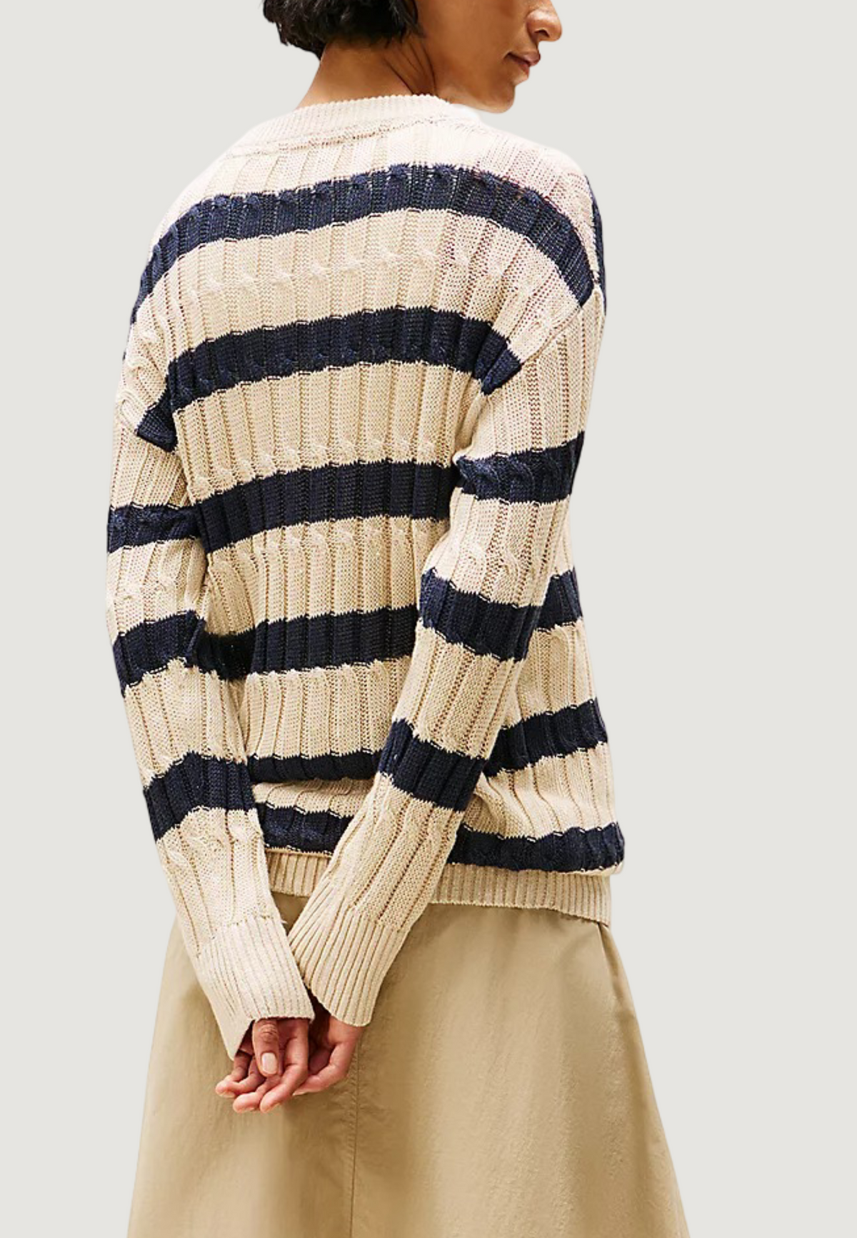 Pullover Tommy Hilfiger LINEN CABLE LS C-NK