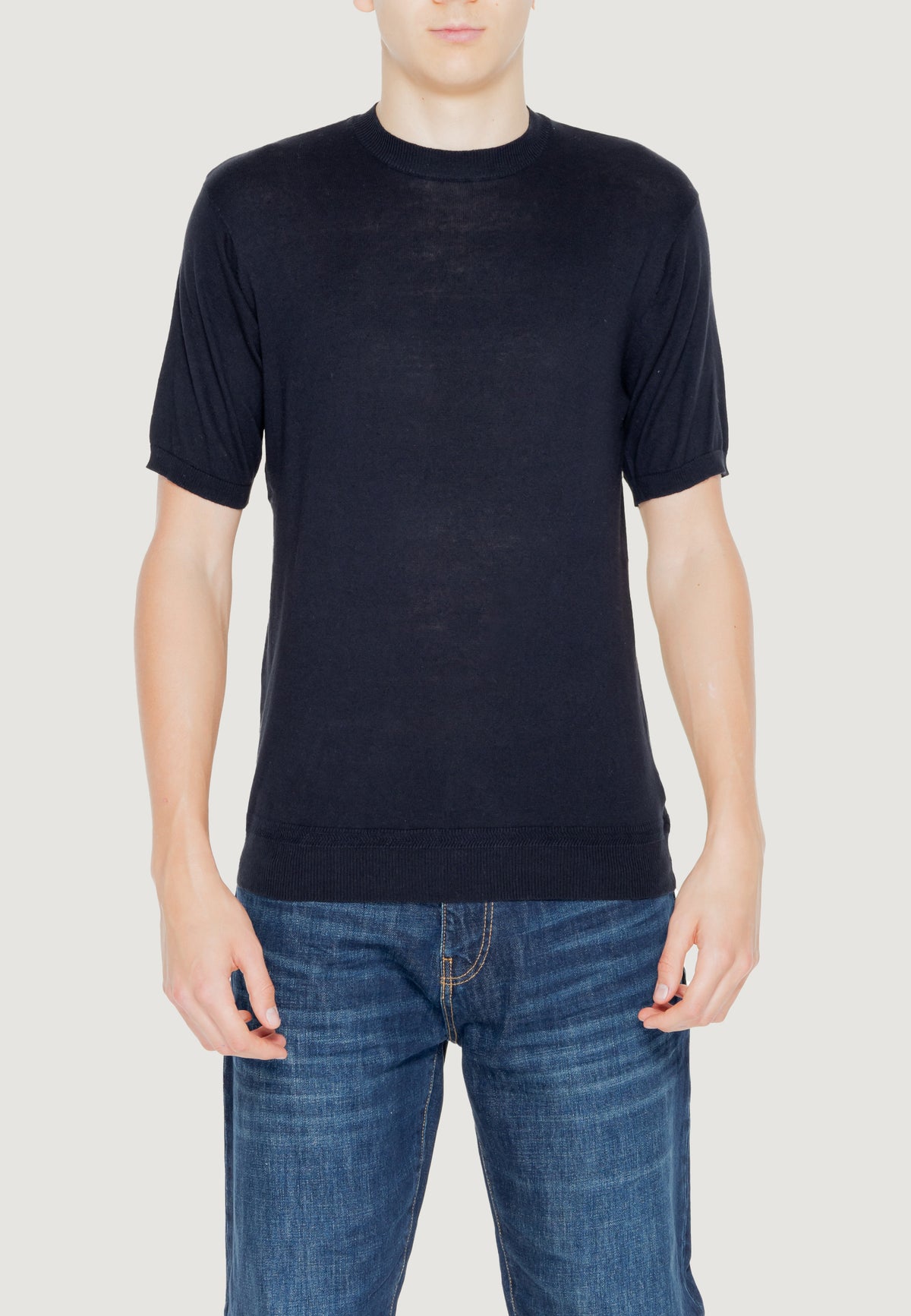 Maglia in filo manica corta HAMAKI-HO ME3078H