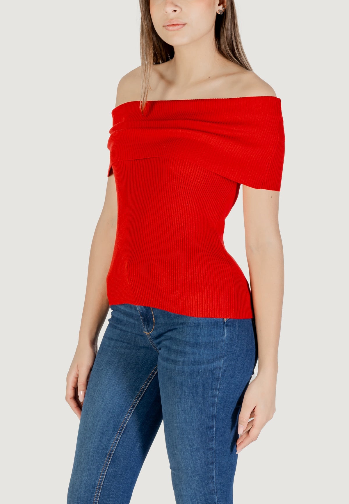 Maglia in filo manica corta Only Onlelectra Life Ss Off Shoulder Knt