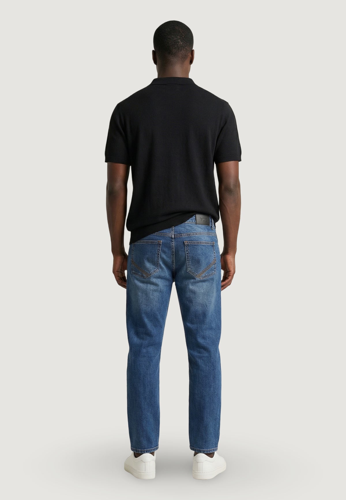 Maglia in filo manica corta YOS PULL POLO DERBY CREPS