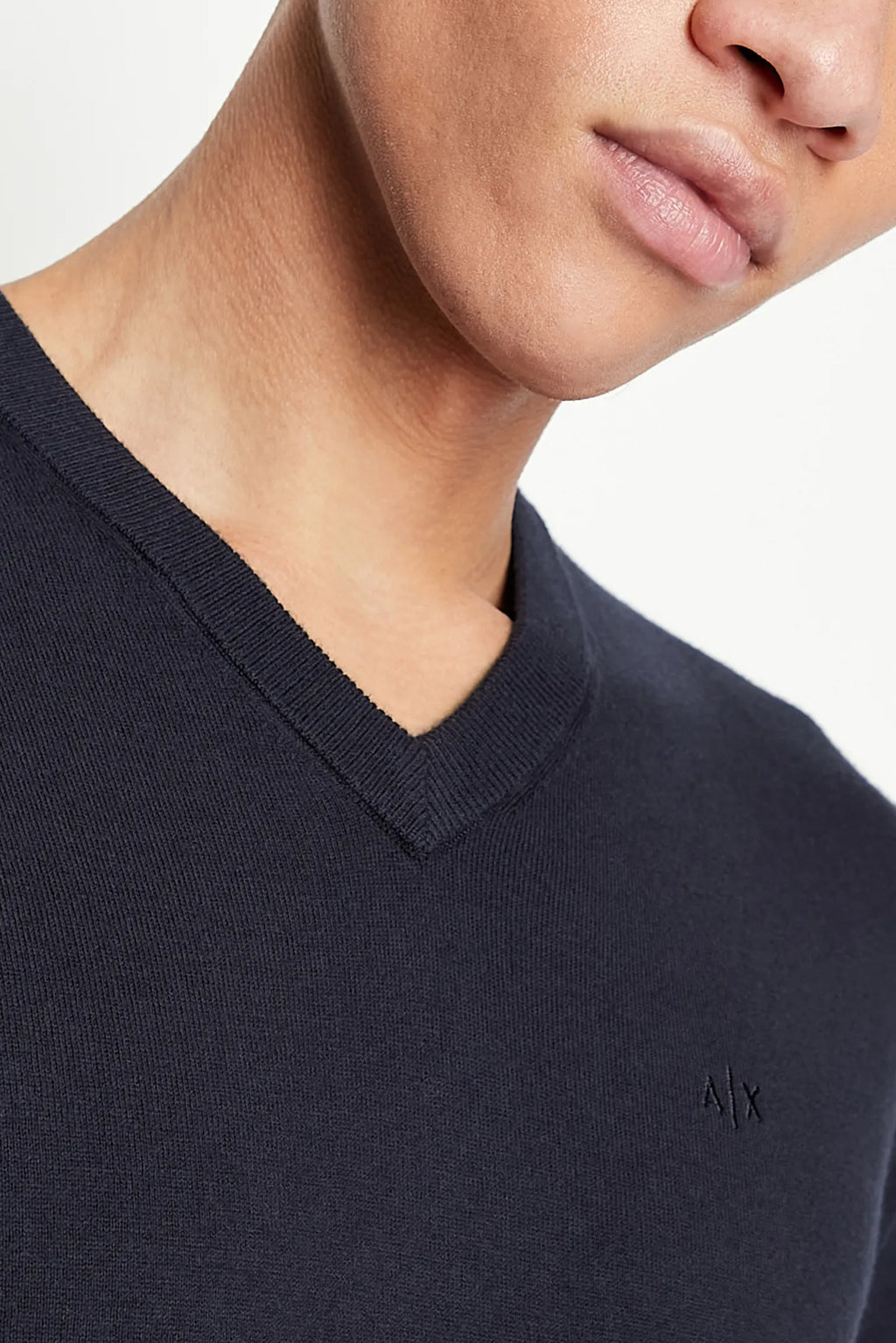 Maglia Armani Exchange TINTA UNITA SCOLLO V
