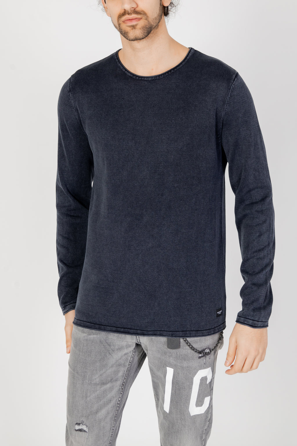 jersey Jack Jones Jjeleo Knit Crew Neck Noos
