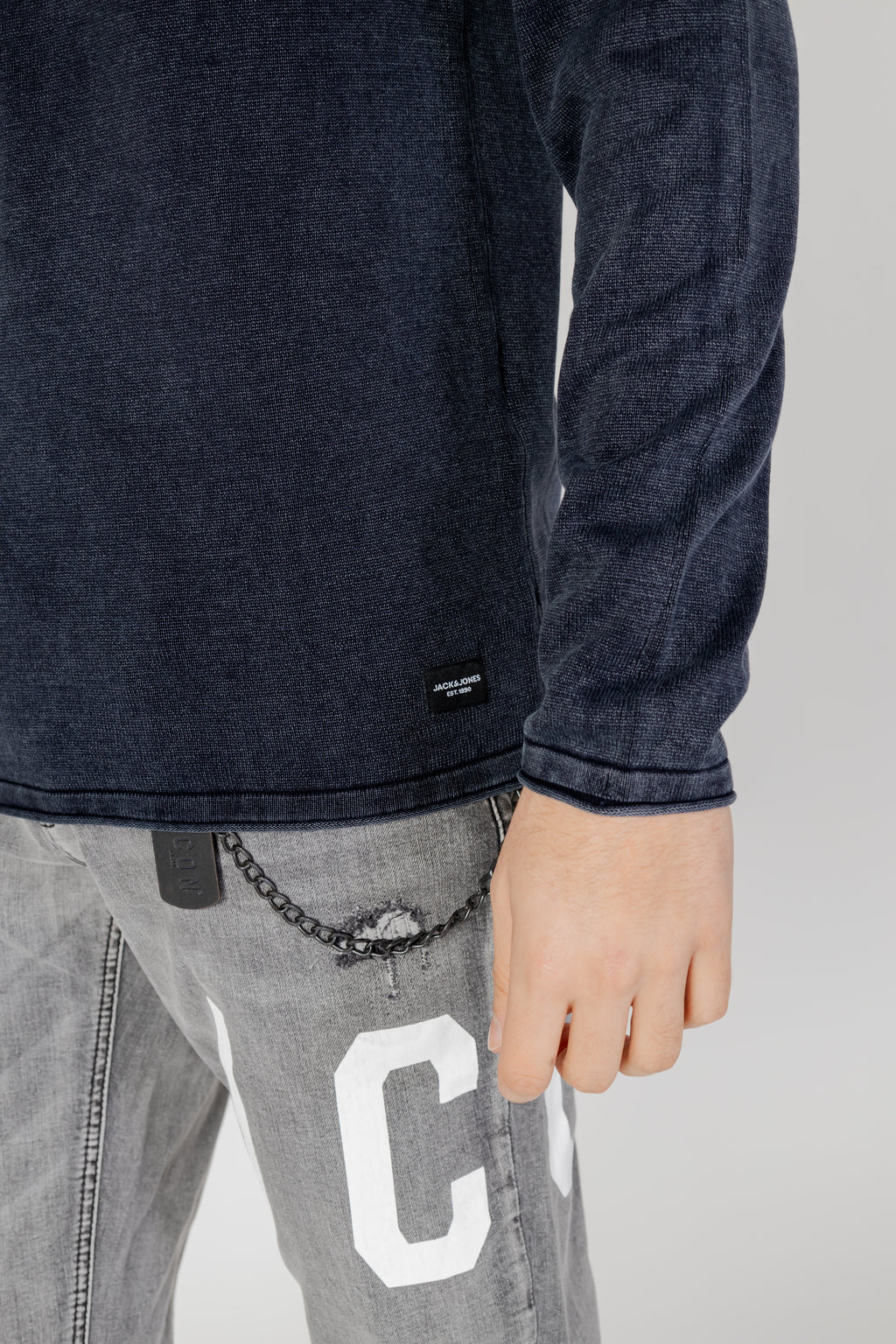 jersey Jack Jones Jjeleo Knit Crew Neck Noos