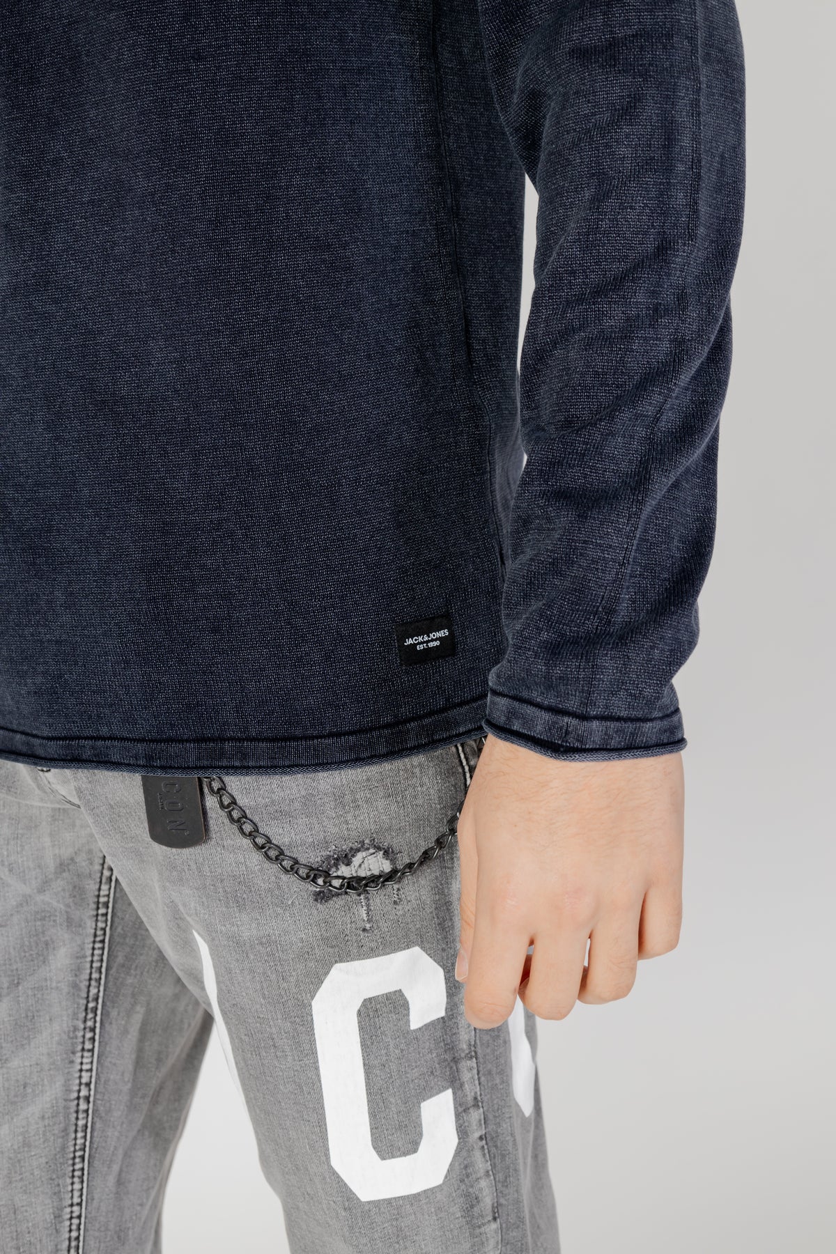 jersey Jack Jones Jjeleo Knit Crew Neck Noos