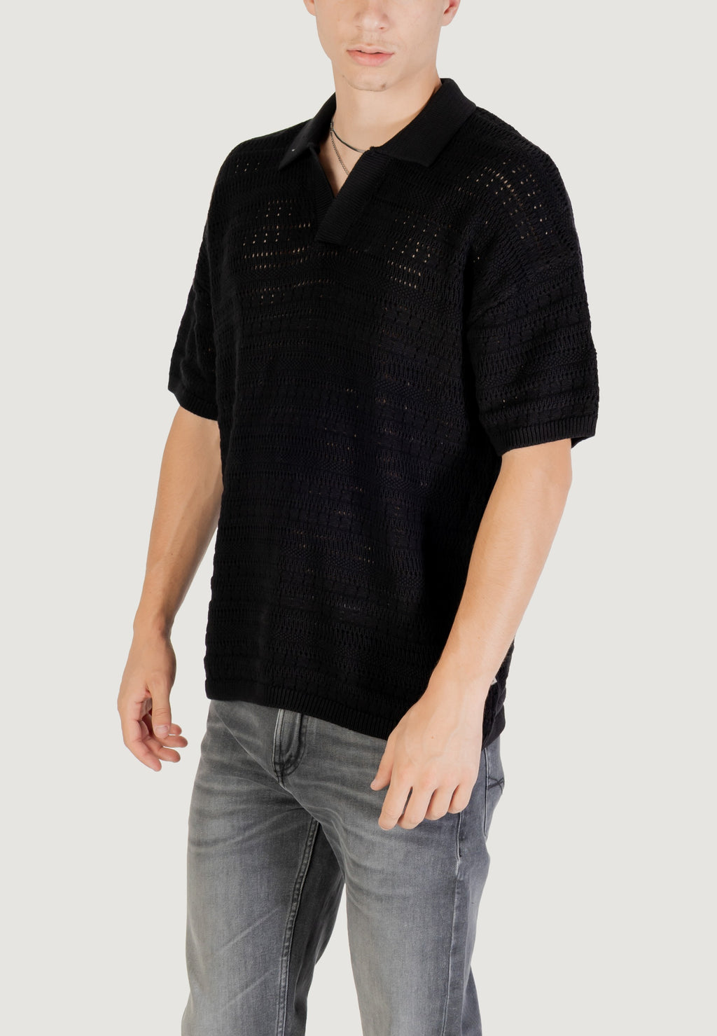 jersey Only & Sons ONSGRAYSON DS 5 CHOCHET POLO KNIT NOOS