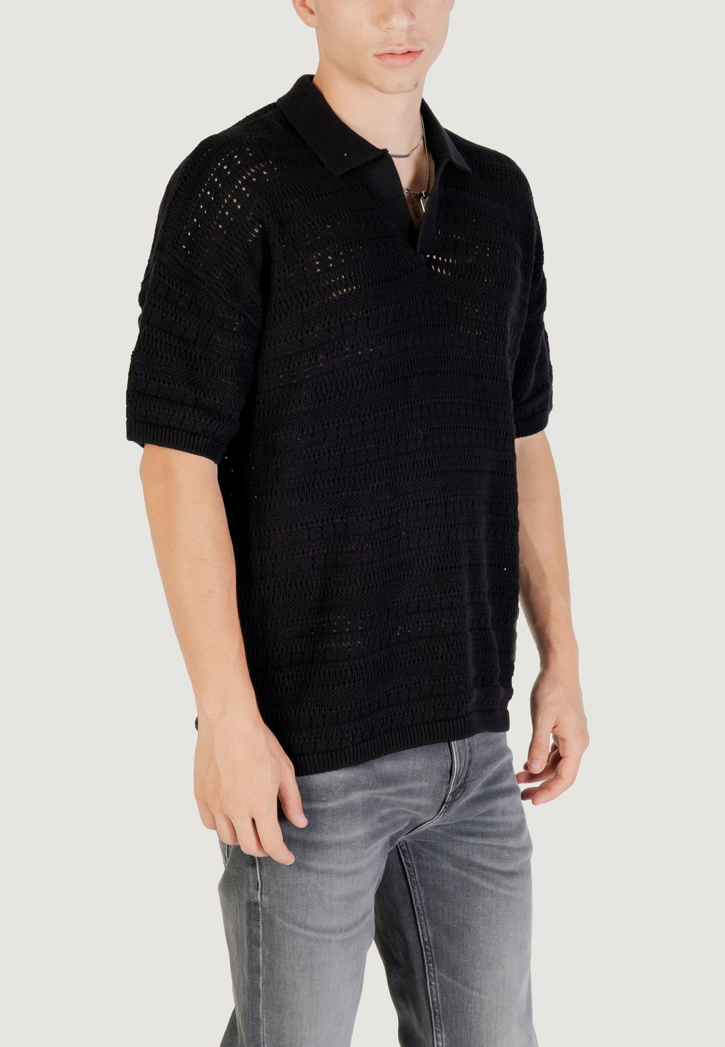 jersey Only & Sons ONSGRAYSON DS 5 CHOCHET POLO KNIT NOOS
