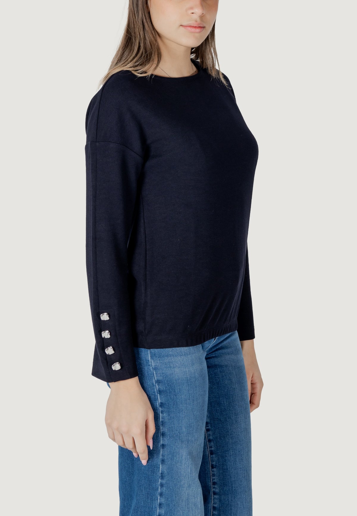 Jersey Street One shirt w.buttons at sleeves