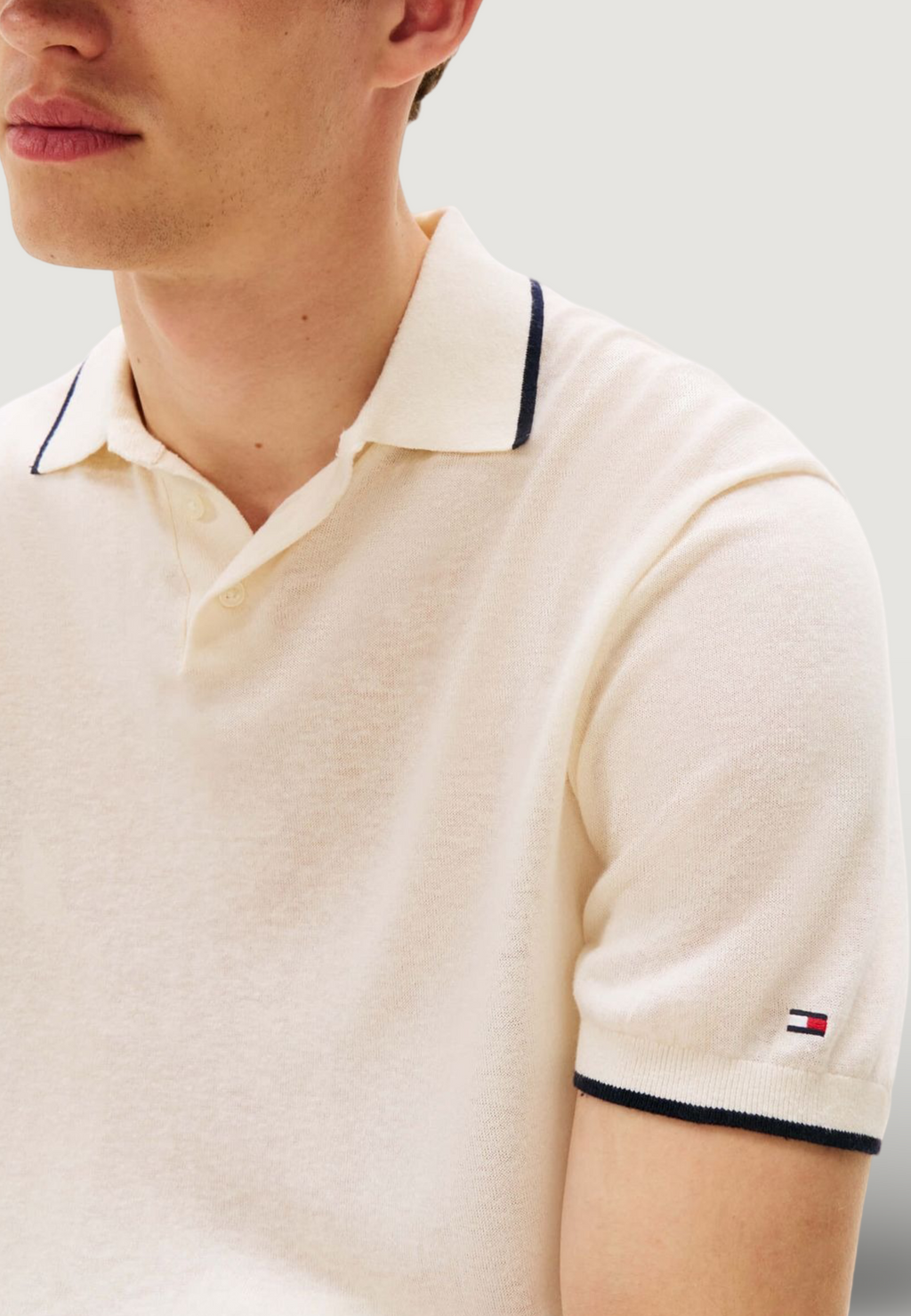 Maglia Tommy Hilfiger TENCEL LINEN KNITTED