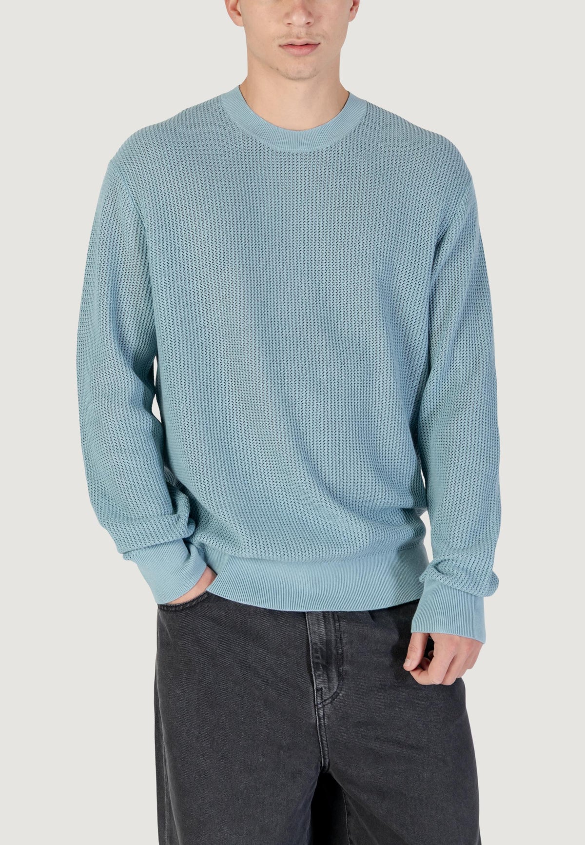 Pullover Calvin Klein Jeans LS COTTON MESH CREW