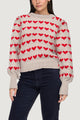 Pullover Jacqueline de Yong JDYSIGRID LIFE L/S ONECK PUFFDOT PUL KNT