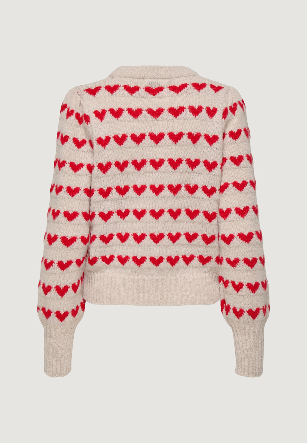 Pullover Jacqueline de Yong JDYSIGRID LIFE L/S ONECK PUFFDOT PUL KNT