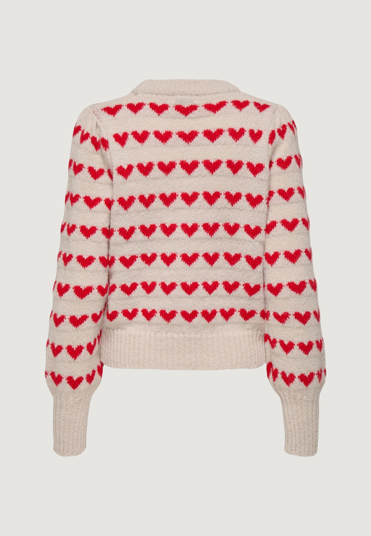 Pullover Jacqueline de Yong JDYSIGRID LIFE L/S ONECK PUFFDOT PUL KNT