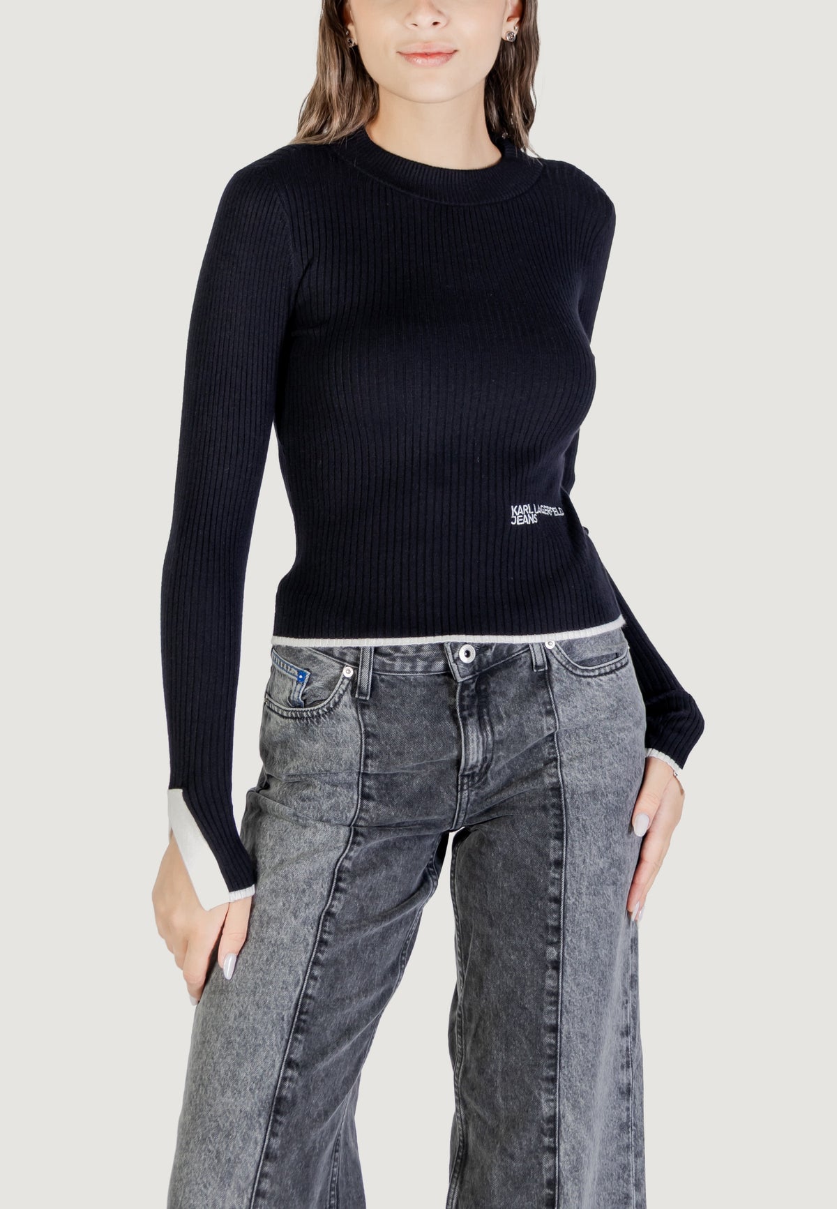 Maglione Karl Lagerfeld Jeans KLJ MOCK NECK SWEATER