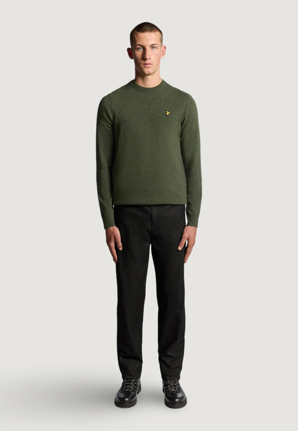 Maglione Lyle & Scott Lambswool Blend Crew Neck Jump