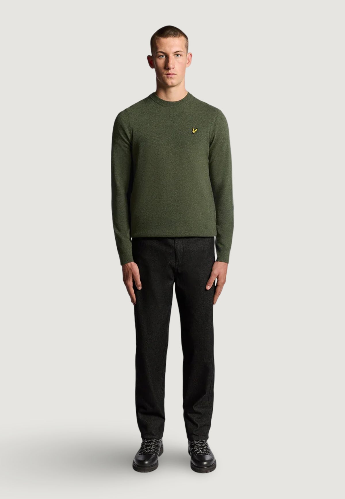 Maglione Lyle & Scott Lambswool Blend Crew Neck Jump