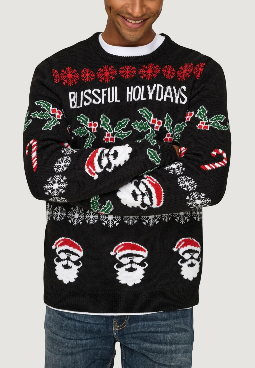 Maglione Only & Sons ONSXMAS REG 5 ALLOVER CREW KNIT