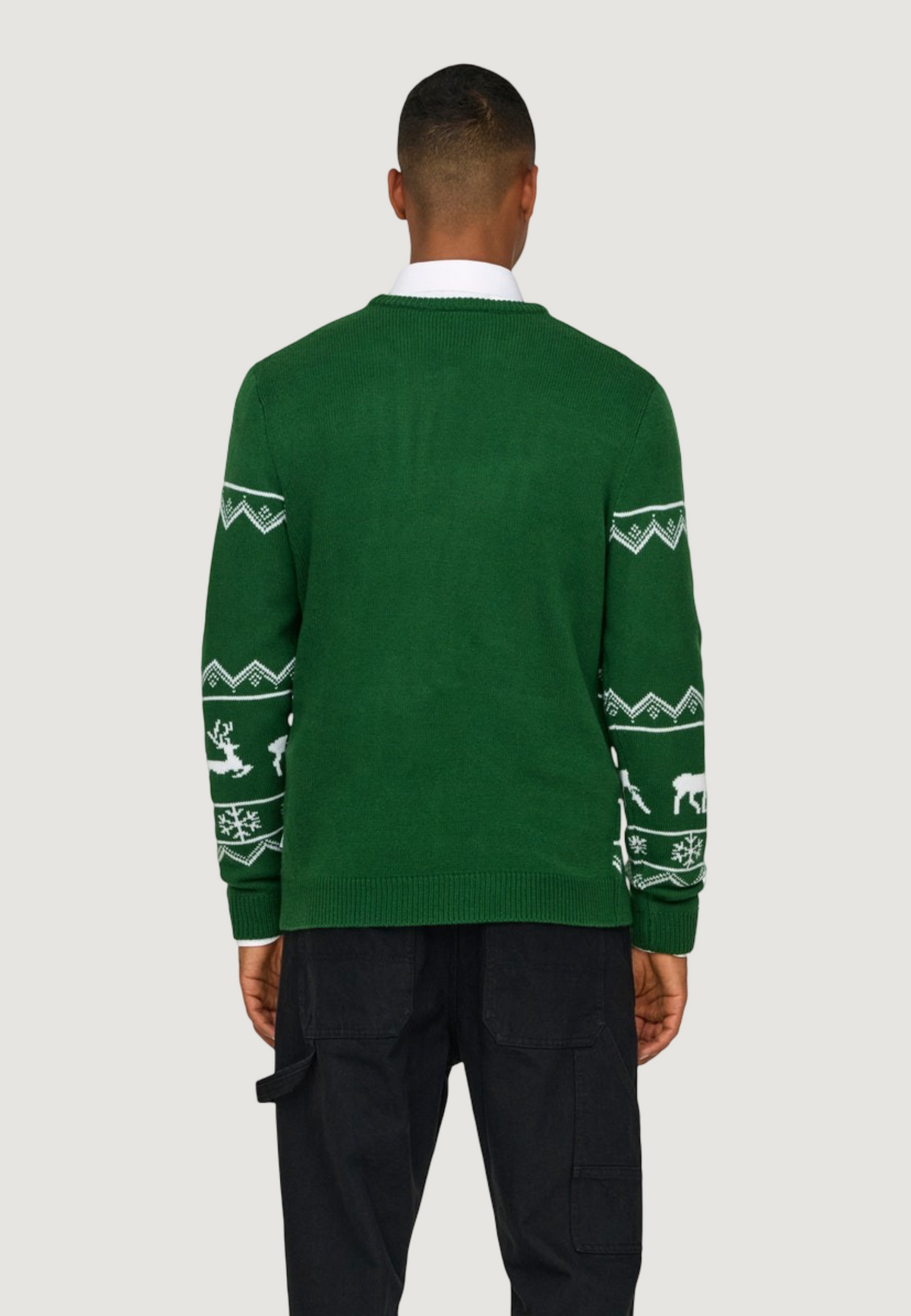 Maglione Only & Sons ONSXMAS REG 5 ALLOVER CREW KNIT