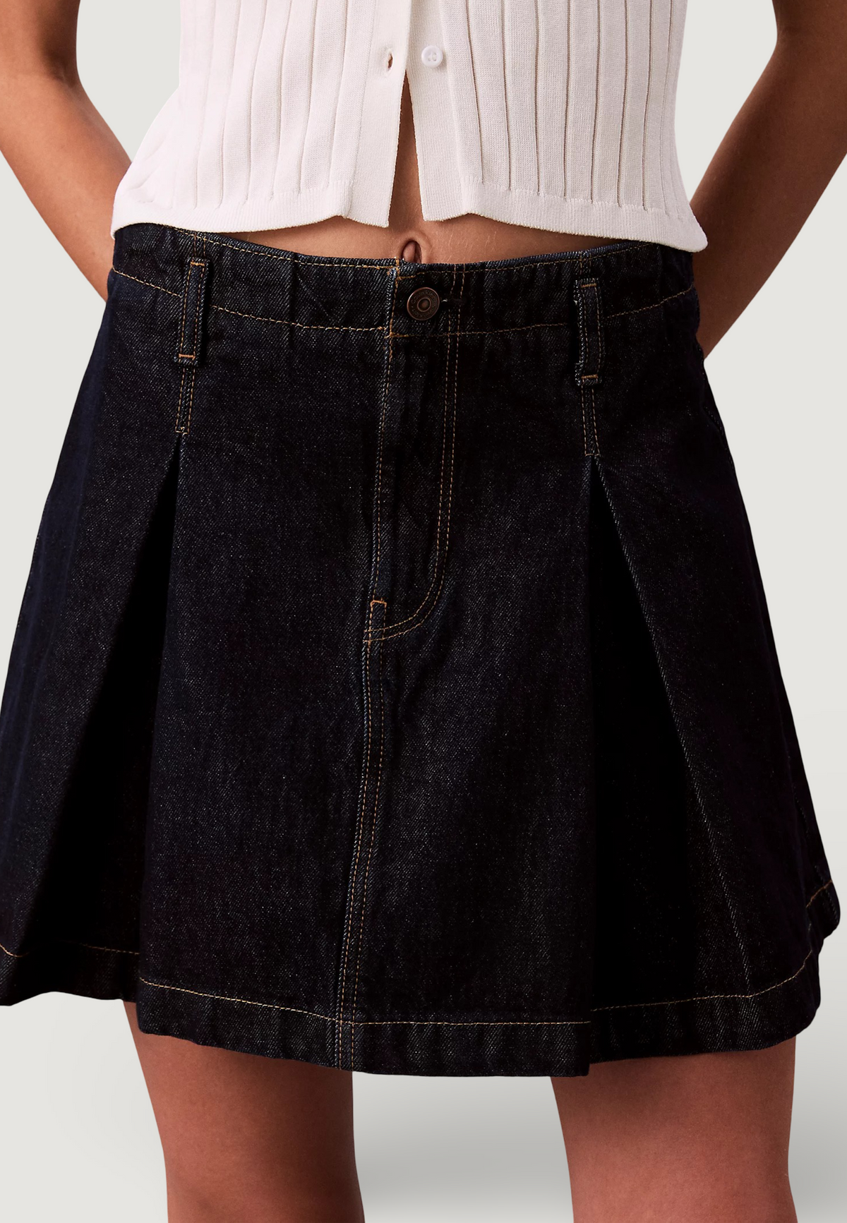 Miniskirt Calvin Klein Jeans PLEATED SKIRT