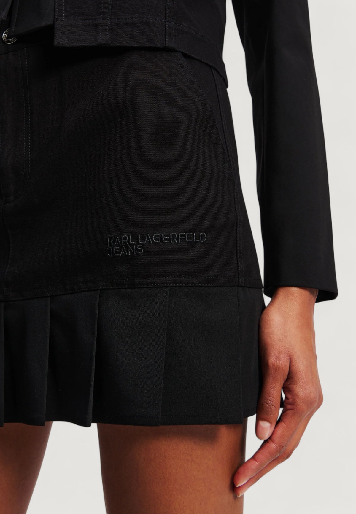 Minigonna Karl Lagerfeld Jeans KLJ PLEATED MINI SKIRT
