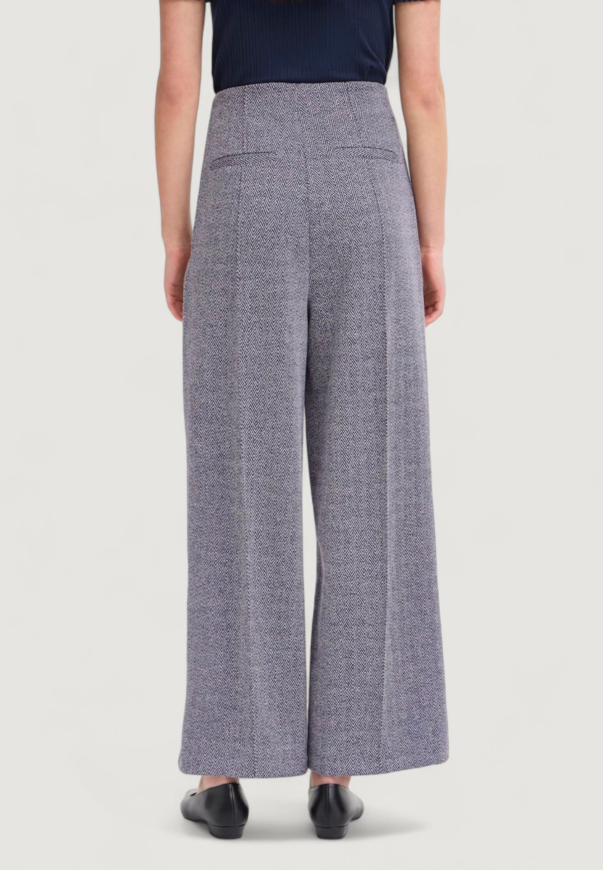 Pantaloni a palazzo Ichi IHKATE JACQUARD