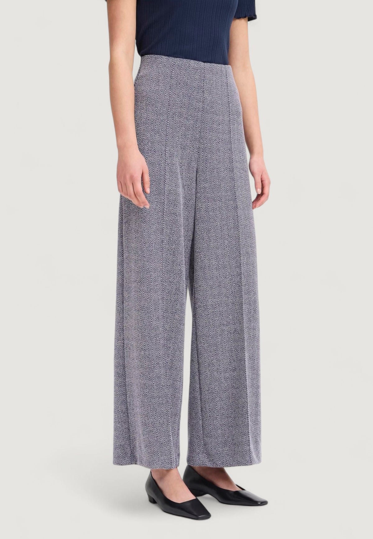 Pantaloni a palazzo Ichi IHKATE JACQUARD