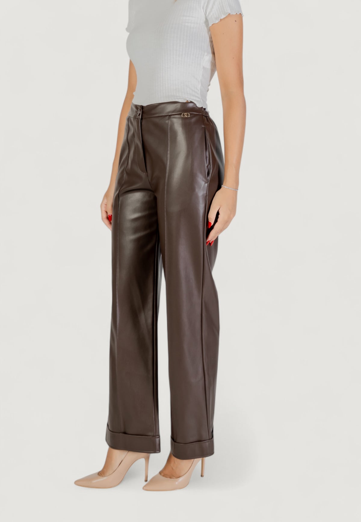 Pantaloni a palazzo Liu-Jo PANT.SPALMATO