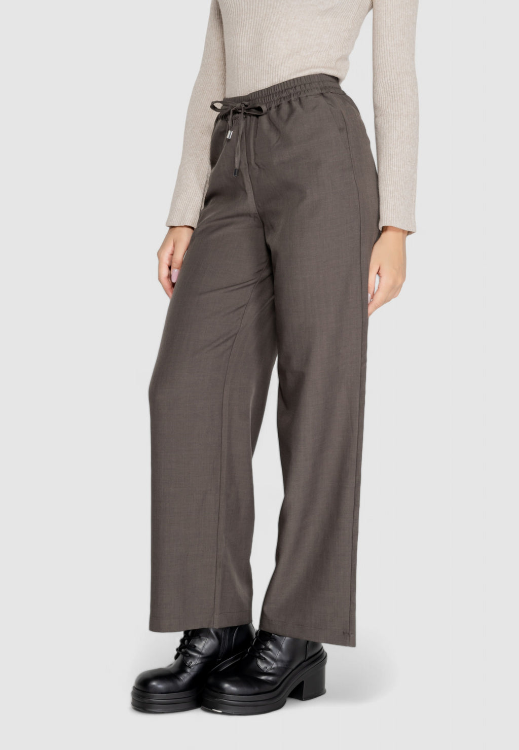 Pantaloni a palazzo Only ONLGINNY HW WIDE PULL UP PANT OY PNT
