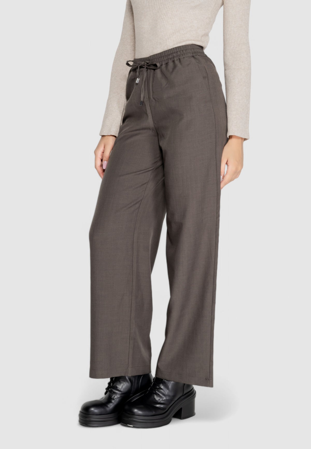 Pantaloni a palazzo Only ONLGINNY HW WIDE PULL UP PANT OY PNT