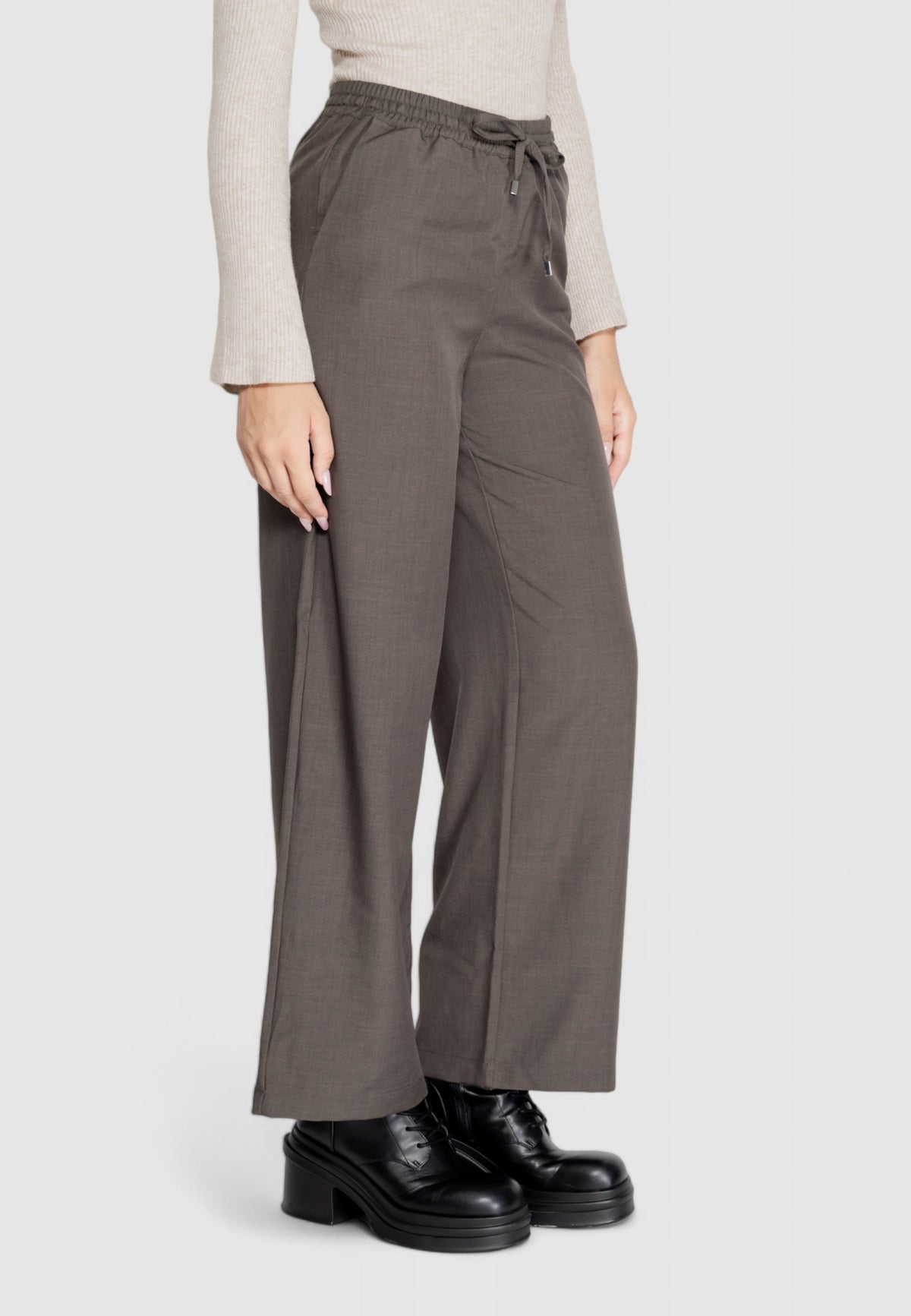 Pantaloni a palazzo Only ONLGINNY HW WIDE PULL UP PANT OY PNT