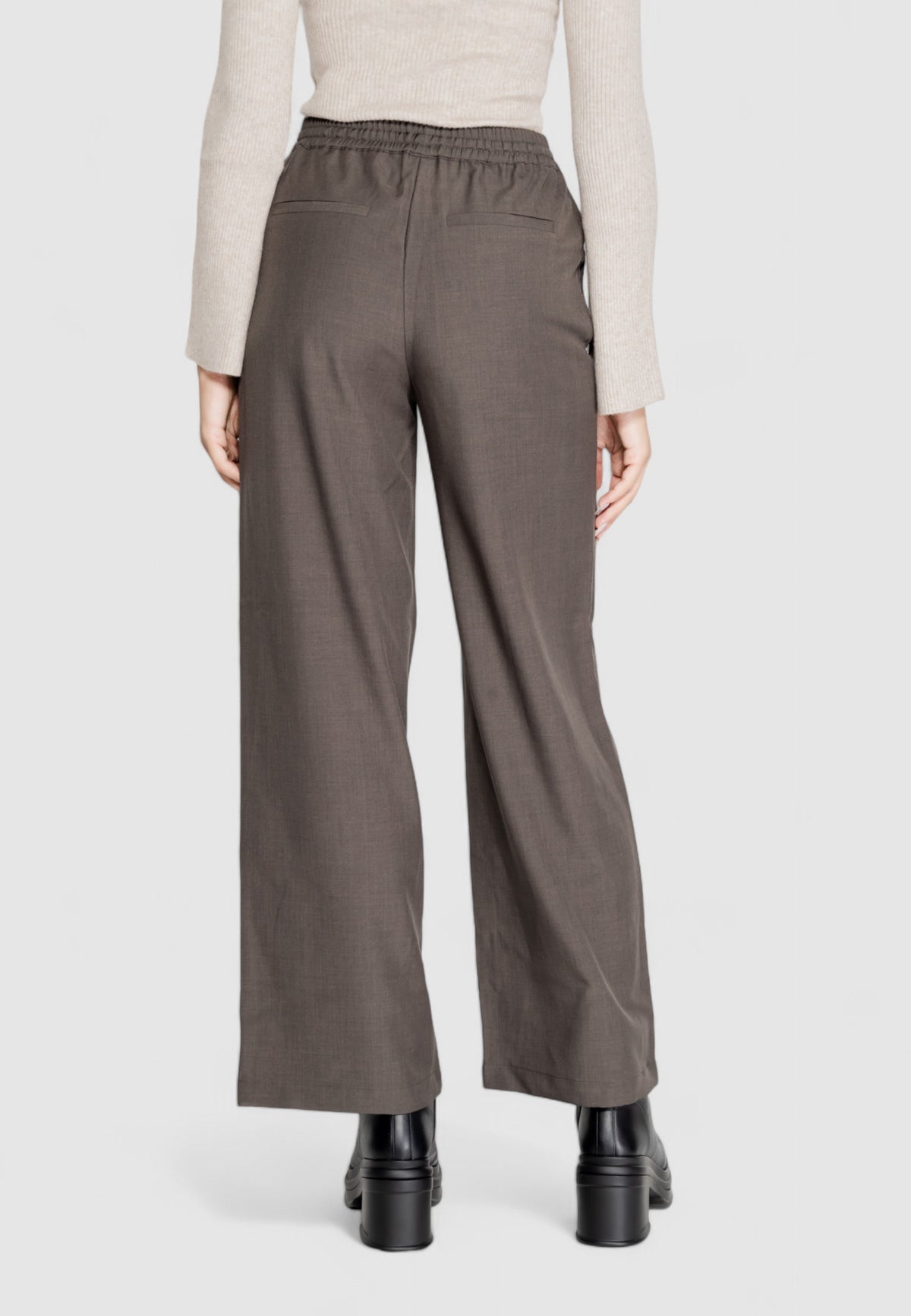 Pantaloni a palazzo Only ONLGINNY HW WIDE PULL UP PANT OY PNT