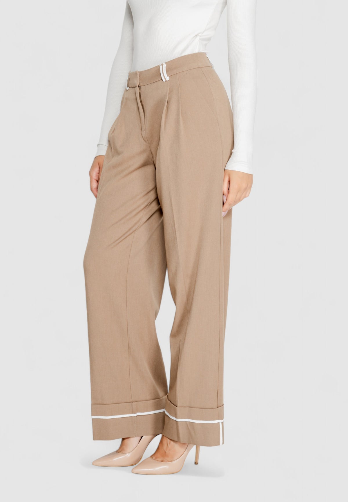 Pantaloni a palazzo Only Onlsulajma Life Mw Str Cont Cc Tlr